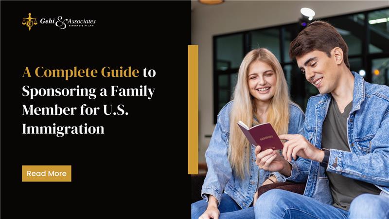 sponsoring a family member for US immigration