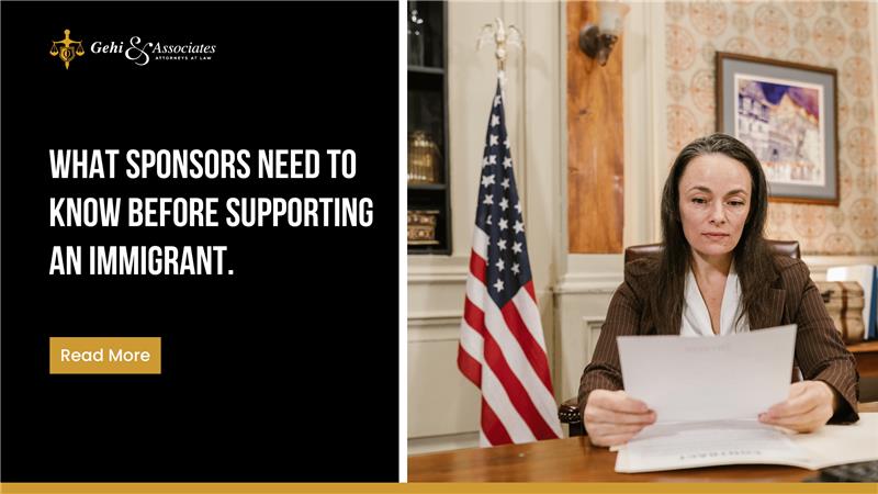 what sponsors need to know before supporting an immigrant